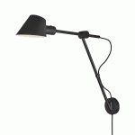 STAY LONG APPLIQUE MURALE NOIR E27 MAX 40W - DESIGN FOR THE PEOPLE BY NORDLUX 2020455003