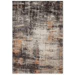 TAPIS MARRON ABSTRAIT RECTANGLE MODERNE LOAN MARRON 200X290 - MARRON