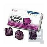 3 BATONNETS D'ENCRE SOLIDE MAGENTA POUR XEROX PHASER 8500/8550