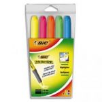 BIC POCHETTE DE 5 SURLIGNEURS ASSORTIS BRIRTELINER GRIP