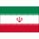 DRAPEAU IRAN : DIMENSIONS - 100 X 150 CM