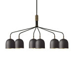 GUBI LUSTRE HOWARD À 6 LAMPES 134X73 CM GUNMETAL
