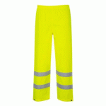 LOT DE 2 - PORTWEST S480 PANTALON HI-VIS TRAFFIC JAUNE - TAILLE XL - STANDARD