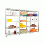 LOT DE 5 TABLETTES POUR RAYONNAGE ADVANCE L X P : 110 X 40 CM - MANUTAN COLLECTIVITÉS