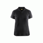 POLO DE TRAVAIL FEMME EN COTON 3390 - NOIR - M BLAKLADER