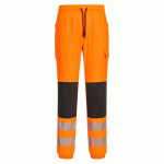 PORTWEST KX346 JOGGING HAUTE-VISIBILITÉ PW3 FLEXI ORANGE/NOIR - TAILLE M