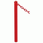 POTELET PROVINCE Ø76 MM CHAINES 1 ANNEAU AGORA ROUGE 3020 - PROCITY