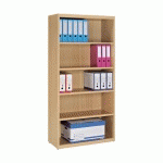 BIBLIOTHÈQUE HAUTE H 181 X L 90 X P 40 CM ALTYS HÊTRE
