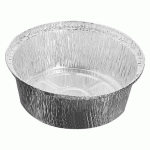 RÉCIPIENT POULETS PETIT D.21.6X6 CM ALUMINIUM (VENDU PAR 500)