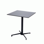 TABLE DE BISTROT PLIABLE X CROSS Ø 70 NOIR - VEBA