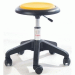 TABOURET MICRO OCTOPUS - IMITATION CUIR - MEDIUM - JAUNE - GLOBAL PROFESSIONAL SEATING
