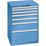 ARMOIRE BLEU CAP. 717X725X1000 AVEC 7 TIR. 200KG - LISTA