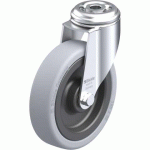 BLICKLE - ROULETTE PIVOTANTE Ø 125MM BANDAGE CAOUTCHOUC SBR 120KG - LKRA-VPA 126K