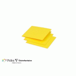 LOT DE 2 - PAQUET DE 25 CARTES PLIÉES POLLEN 110X110MM 210G/M2 - SOLEIL