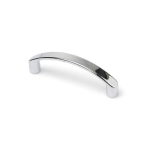 POIGNÉE EN ZAMAK FINITION CHROME BRILLANT, DIMENSIONS: 71X8X21MM ET INSERTS: 64MM - TALLA