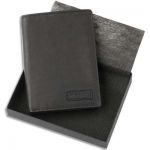 PORTEFEUILLE OBERTHUR LONDON 9X13CM - EN CUIR VACHETTE PLEINE FLEUR NOIR (LIVRÉ EN BOITE INDIVIDUELLE)