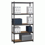 RAYONNAGE CONCEPTO H 195 CM - TABLETTES AGGLOMÉRÉES SANS REBORDS