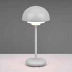 REALITY LEUCHTEN LAMPE TABLE LED ELLIOT IP44 BATTERIE TACTILE GRIS