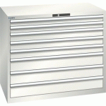 ARMOIRE 8 TIROIRS SÉRIE 78.834-CAPACITÉ 75KG-GRIS CLAIR - LISTA