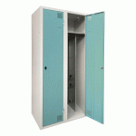 ARMOIRE SÉCHANTE IS 2 COLONNES À MORAILLON VERT CLAIR - MANUTAN COLLECTIVITÉS