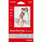 CANON PAPIER PHOTO BRILLANT 4 × 6 PO (10 × 15 CM) GP-501 - 100 FEUILLES