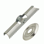 CHEVILLES À BASCULE AVEC ROSACE POUR FAUX PLAFOND M6X80 BOÎTE DE 50 - SCELL-IT - BAS06080-R