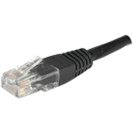 CORDON RJ45 CATEGORIE 6 U/UTP NOIR - 0,15 M