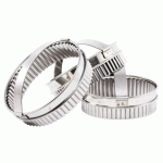 DÉCOUPOIR ROND CANNELÉ INOX 14 CM
