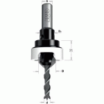 FRAISOIR BOIS 45° AVEC BUTÉE QUEUE 8MM, DIAMÈTRE 5 X 16 MM - CMT ORANGE TOOLS