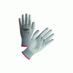 GANTS TRICOTÉS POLYESTER ENDUCTION POLYURÉTHANE GRIS T6 - 5071PUS