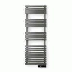 RADIATEUR SÈCHE-SERVIETTES ÉLECTRIQUE - 1000W - 21 LAMES - SÉRIE D - GRIS FONCÉ ROINTE