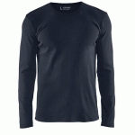 T-SHIRT MANCHES LONGUES MARINE FONCÉ TAILLE L - BLAKLADER