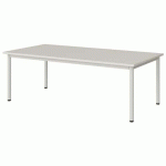 TABLE MALIBU 160X80 T2 4P STRA ABS BLC SEL W911/BLC 9016
