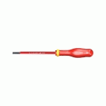 TOURNEVIS PROTWIST® ISOLÉ 1000V POUR VIS À FENTE 8X150MM LONGUEUR TOTALE 275MM - FACOM - AT8X150VE