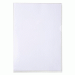 CHEMISES COIN PVC EXACOMPTA PREMIUM 18/100E TRANSPARENTE INCOLORE - PAQUET DE 50