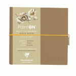 PAINTON NATUREL CARNET COUSU 32F 19X19CM 250G - NATUREL - LOT DE 2