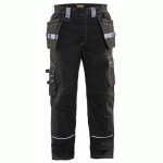 PANTALON ARTISAN RETARDANT FLAMME NOIR/GRIS TAILLE 44C - BLAKLADER