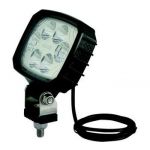 PHARES LED CORPS CARBONE 6 LED - 12W -1500 LM