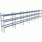 RACK 1 DÉPART + 5 SUIVANTS LXLXH 2700X17100X4000 800KG 3 NIV - BITO