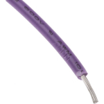 CÂBLE TRIPLE HOMOLOGATION RS PRO VIOLET, SECTION 0,5 MM² 1 KV C.C., 600 V C.A., , TRIPLE HOMOLOGATION ( PRIX POUR BOBINE DE 100 MÈTRES )