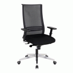 SIÈGE DE BUREAU BYZZANCE NOIR AVEC ACCOUDOIRS - NOWY STYL