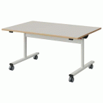TABLE MALIBU RAB 120X80 T3 DL ST ALAISÉ BLC SE W911/BLC 9016