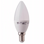 V-TAC - AMPOULE PUCE LED SAMSUNG E14 4.5W 100LM/W FORME DE BOUGIE 6400K