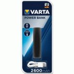 BATTERIE RECHARGEABLE POWER BANK 2600 MAH - NOIR VARTA