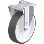 BLICKLE - ROULETTE FIXE Ø 200MM BANDAGE POLYURÉTHANE THERMOPLASTIQUE TPU 400KG - B-POTH 200R