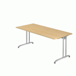 BUREAU FIXE 180 CM SÉRIE B ÉRABLE - HAMMERBACHER