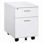CAISSON MOBILE ESSENZZA 2 TIROIRS BLANC