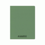 LOT DE 3 - CAHIER CONQUERANT POPLYPROPYLENE INDECHIRABLE ET LAVABLE RECYCLE 24X32 CM 96 PAGES SEYES PIQURE 90G