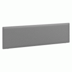 PANNEAU ÉCRAN ACOUSTIQUE POUR BUREAU DROIT ECLA L 160 CM GRIS PERLE - FIXATION ALUMINIUM