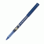 LOT DE 2 - STYLO ROLLER PILOT HI-TECPOINT V7 À CAPUCHON POINTE 0,7 MM - ÉCRITURE MOYENNE BLEU